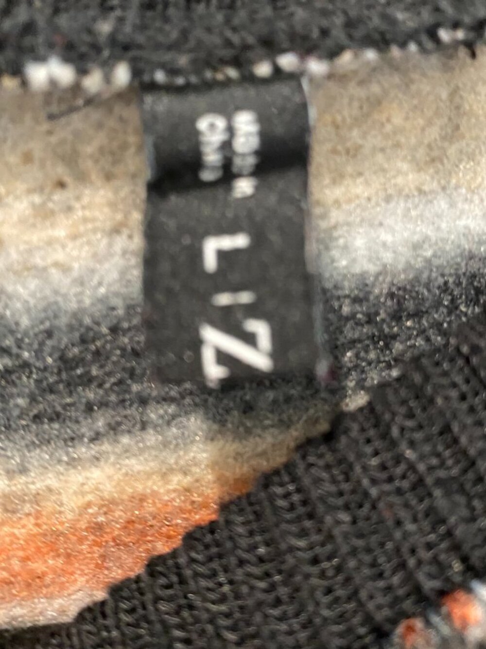 Zaful Aztec Geometric Knit Crop Sweater Multicolor Grey Orange Black Size 8 (L) - Picture 5 of 12